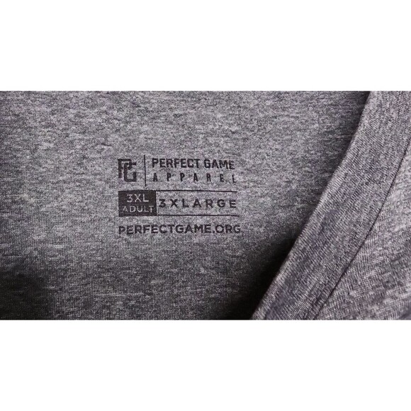 Perfect Game Men’s Long Sleeve Performance T-Shirt Gray 3XL New With Tags - Picture 8 of 8